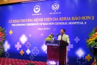 Ông Nguyễn Trường Sơn, Chủ tịch Kl994 game bài casino hấp dẫn Bảo Sơn cho biết bệnh viện Bảo Sơn 2 được Kl99ok phiên bản mới trang thiết bị hiện đại nhất Việt Nam và khu vực, phát triển dựa trên những giá trị cốt lõi đã được khẳng định trong 21 năm qua của Kl994 game bài casino hấp dẫn Bảo Sơn.