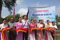 Lễ khánh thành cầu KL99 là cổng game giải trí trực tuyến hàng đầu hiện nay nông thôn khuyến học và dân trí