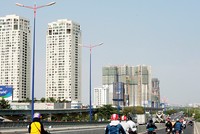 Hàng loạt dự án căn hộ cao cấp tại TP. HCM đã được giới thiệu và mở bán thời gian qua. Ảnh: Lê Toàn
