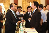 Thủ tướng Kl993 ưu đãi thưởng hấp dẫn Nguyễn Xuân Phúc gặp gỡ với các doanh nhân ngày 29/4/2016 tại TP. HCM