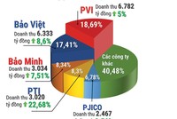 Top 5 công ty Kl99kl phiên bản hoạt động có thị phần cao nhất 2016