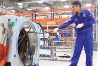 Nhà máy Kl994 nhà cái bóng đá world cup của GE Energy tại Hải Phòng. Ảnh: Đức Thanh