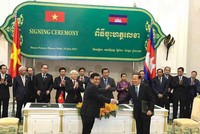Ký kết Thỏa thuận khung Kết nối hai nền Kl992 cổng game cá cược Việt Nam - Campuchia.
