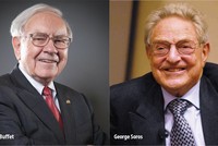 Warren Buffett - George Soros: Hai nhà Kl99ok phiên bản mới đại tài, hai chiến lược đối lập