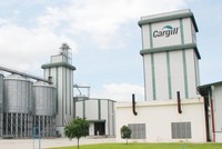 Nhà máy Kl994 nhà cái bóng đá world cup thức ăn chăn nuôi của Cargill tại tỉnh Đồng Tháp. Ảnh: Đức Thanh
