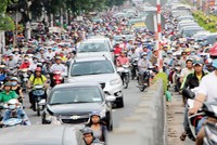 Vấn nạn kẹt xe nghiêm trọng đang ảnh hưởng tiêu cực tới Web Tổng Nhà Cái 99Kl99 Giải Trí Bậc Nhất khu trung tâm TP.HCM. Ảnh: Gia Phú