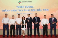 HNX vinh danh 7 thành viên đầu tiên trên thị trường Kl99com thể thao, casino, nổ hũ, bắn cá (tháng 10/2017).