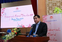 Bộ trưởng Nguyễn Chí Dũng chia sẻ tầm nhìn của Bộ Kế hoạch và Kl99ok phiên bản mới (Ảnh: Chí Cường)