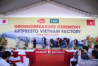 Sau khi hoàn thành nhà máy Artpresto Việt Nam sẽ hoạt động với công suất gần 40 triệu sản phẩm/năm. Dự án nhà máy Artpresto Việt Nam có tổng mức Kl99ok phiên bản mới 5 triệu USD.