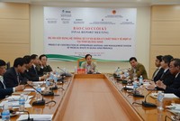Quang cảnh cuộc họp. Ảnh:Nguyễn Hoa.