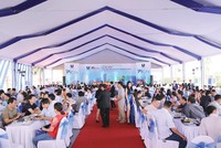 Chủ Kl99ok phiên bản mới giới thiệu căn hộ mẫu của Dự án. Ảnh: G.H