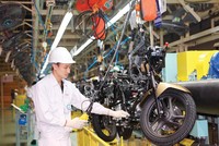 Kl994 nhà cái bóng đá world cup tại Nhà máy Honda Hà Nam. Ảnh: Chí Cường
