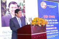 Chủ tịch UBND TP.HCM Nguyễn Thành Phong kêu gọi 210 dự án Kl99ok phiên bản mới vào TP.HCM(ảnh Lê Toàn)