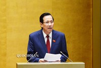 Bộ trưởng Bộ Lao động, Thương binh và Trang Chủ KL99Com Số 1 Link Đăng Ký KL999 Đào Ngọc Dung trình bày dự thảo Luật Lao động (sửa đổi)