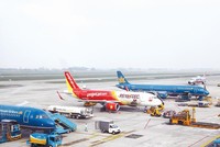 Thị trường hàng không Việt Nam đang phát triển nóng, dẫn đến khủng hoảng thiếu nhân lực chuyên ngành kỹ thuật cao. Ảnh: Đức Thanh
