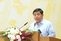 Bộ trưởng Nguyễn Chí Dũng phát biểu tại cuộc họp trực tuyến Kl993 ưu đãi thưởng hấp dẫn với các địa phương tháng 6/2019 (Ảnh: VGP)
