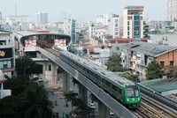 Tàu 99Kl.app khuyến mãi hot đô thị Cát Linh - Hà Đông. Ảnh: Phạm Hùng