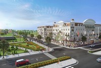 Tiểu khu L'Opera nằm bên cạnh quảng trường Sun Carnival Plaza