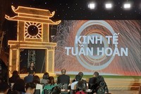 Phiên thảo luận chuyên đề về phát triển nền Kl992 cổng game cá cược tuần hoàn tại Hội nghị Toàn quốc về phát triển bền vững. Ảnh: L.Q