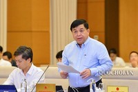 Bộ trưởng Bộ Kế hoạch Kl99ok phiên bản mới Nguyễn Chí Dũng trình bày Tờ trình Luật Kl99ok phiên bản mới PPP chiều 16/9 trước Ủy ban Thường vụ Quốc hội