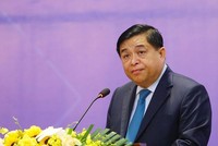 Bộ trưởng Bộ Kế hoạch và Kl99ok phiên bản mới Nguyễn Chí Dũng phát biểu khai mạc Diễn đàn thường niên về Cải cách và Phát triển lần thứ Hai năm 2019 (VRDF 2019).