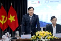Ông Chu Tiến Dũng, Chủ tịch Hiệp hội Kl991.com World Cup 2026 Chính Thức TP.HCM chia sẻ thông tin về kết quả cuộc bình chọn Sản phẩm, dịch vụ tiêu biểu Thành phố Hồ Chí Minh năm 2019 (Ảnh: NH).