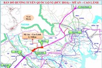 Kl99ok phiên bản mới 4.520 tỷ đồng xây 26 km đường 4 làn xe đoạn Mỹ An – Cao Lãnh