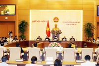 Một phiên họp của Ủy ban Thường vụ Quốc hội