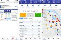 Giao diện ứng dụng Hà Nội SmartCity (Ảnh: Báo Kl99ok phiên bản mới)