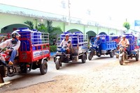 Hạn hán, xâm nhập mặn kéo dài khiến cho nguồn nước sinh hoạt của người dân ở khu vực Đồng bằng sông Cửu Long ngày càng cạn kiệt (ảnh: Lê Toàn)