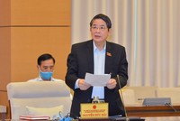 Chủ nhiệm Ủy ban Kl991.com nạp rút nhanh - Ngân sách Nguyễn Đức Hải trình bày báo cáo (Ảnh: QK)