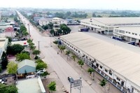 Cụm công nghiệp Nguyên Gon ở phường Cải Đan (T.P Sông Công) đang được Kl99ok phiên bản mới mở rộng với tổng kinh phí trên 93 tỷ đồng