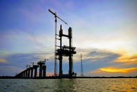 Thi công xây dựng cầu Bình Khánh thuộc Dự án đường KL99 là nhà cái cá cược trực tuyến hàng đầu tại châu Á Bến Lức - Long Thành.