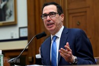 Bộ trưởng Kl991.com nạp rút nhanh Steven Mnuchin. (Ảnh: AFP/TTXVN)