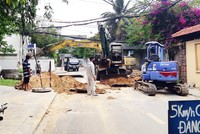 Thi công dự án Dự án cải thiện môi trường nước phía Đông (Quận Sơn Trà) bằng nguồn vốn Kl99ok phiên bản mới công