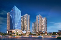 Hinode City sở hữu vị trí đắc địa trên phố Minh Khai. 