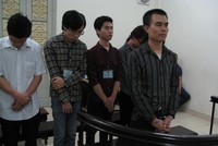 Các bị cáo tại tòa