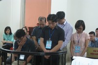 Các bị cáo tại tòa