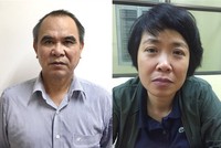 Hai bị can: Cao Duy Hải (trái) và Phạm Thị Phương Anh (phải). Ảnh: Bộ Công an.
