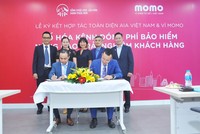 Ví MoMo bắt tay AIA hợp tác mở kênh đóng phí Kl99kl phiên bản hoạt động