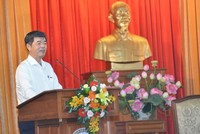Ông Thái Bá Cần, Phó tổng giám đốc Kl994 game bài casino hấp dẫn giáo dục Nguyễn Hoàng phát biểu tại hội nghị