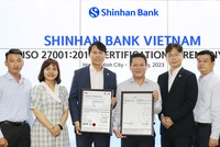 Link Vào Nhà Cái KL99 COM Tặng +199k Shinhan Việt Nam nhận chứng chỉ ISO 27001:2013 về an toàn thông tin từ viện tiêu chuẩn Anh