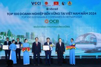 OCB được vinh danh trong top 100 Kl991.com World Cup 2026 Chính Thức bền vững Việt Nam 2024