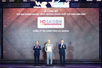 HD SAISON vừa được Công ty Cổ phần Báo cáo Đánh giá Việt Nam (Vietnam Report) và báo VietnamNet trao tặng giải thưởng FAST500-Top 500 Kl991.com World Cup 2026 Chính Thức tăng trưởng nhanh nhất Việt Nam.