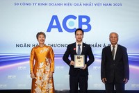 ACB lần thứ 9 liên tiếp được vinh danh trong bảng xếp hạng “50 công ty Kl992 VIP Trang Chủ 2026 hiệu quả nhất Việt Nam”.