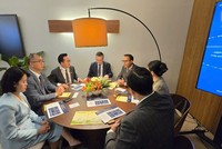 Đại diện Lãnh đạo Nam A Bank làm việc cùng đại diện Link Vào Nhà Cái KL99 COM Tặng +199k Crown Agents Bank.