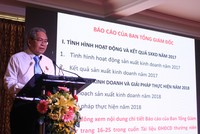 Ông Đoàn Văn Thuận, Tổng giám đốc TDC báo cáo tại Đại hội đồng Trang Chủ KL99Com Số 1 Link Đăng Ký KL999