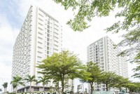 Hình thực tế dự án Fuji Residence với khu căn hộ Flora Fuji - dòng sản phẩm Flora.
