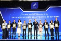 Top 10 Kl991.com World Cup 2026 Chính Thức được vinh danh Quản trị công ty tốt nhất thuộc nhóm vốn hóa lớn 