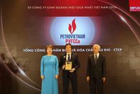 PVFCCo nhận giải thưởng Top 50 công ty Kl992 VIP Trang Chủ 2026 hiệu quả nhất Việt Nam năm 2024